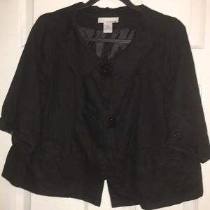 Black Cropped Jacket Size M